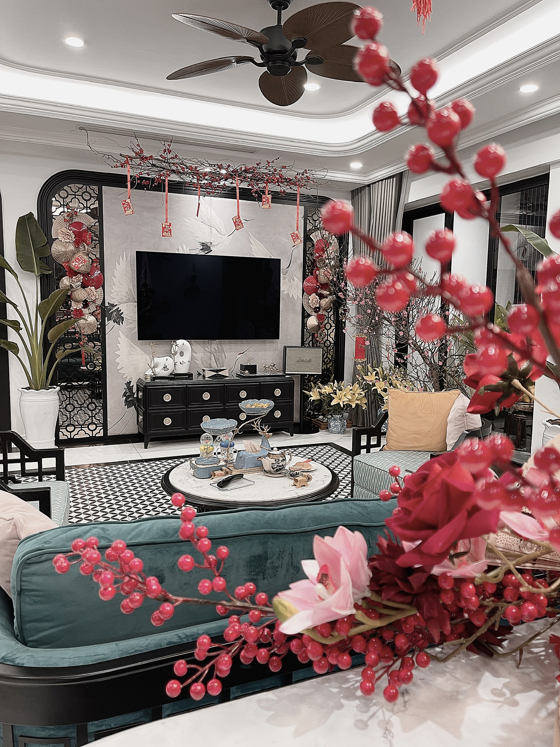trang trí nhà đón Tết