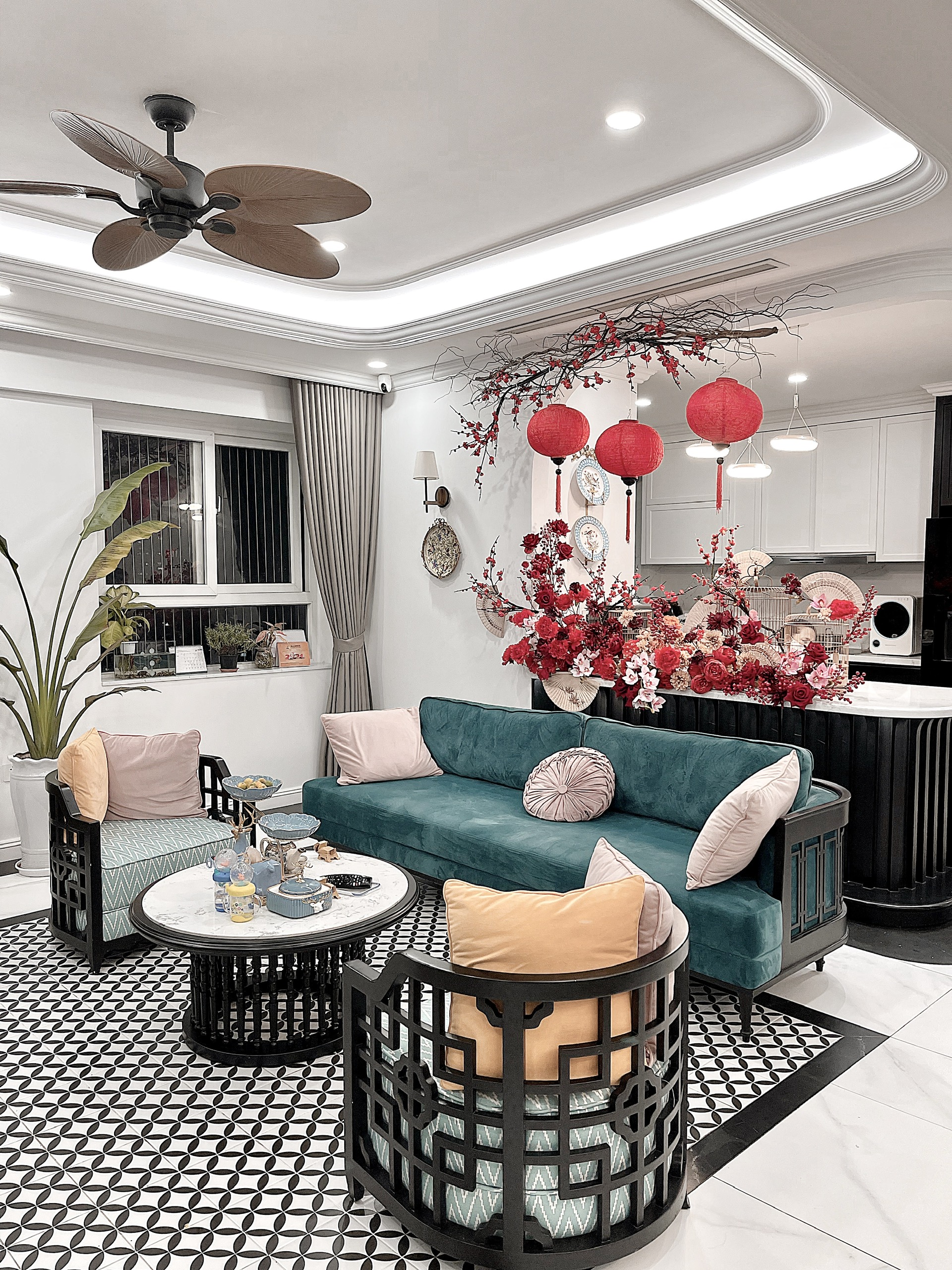 trang trí nhà đón Tết