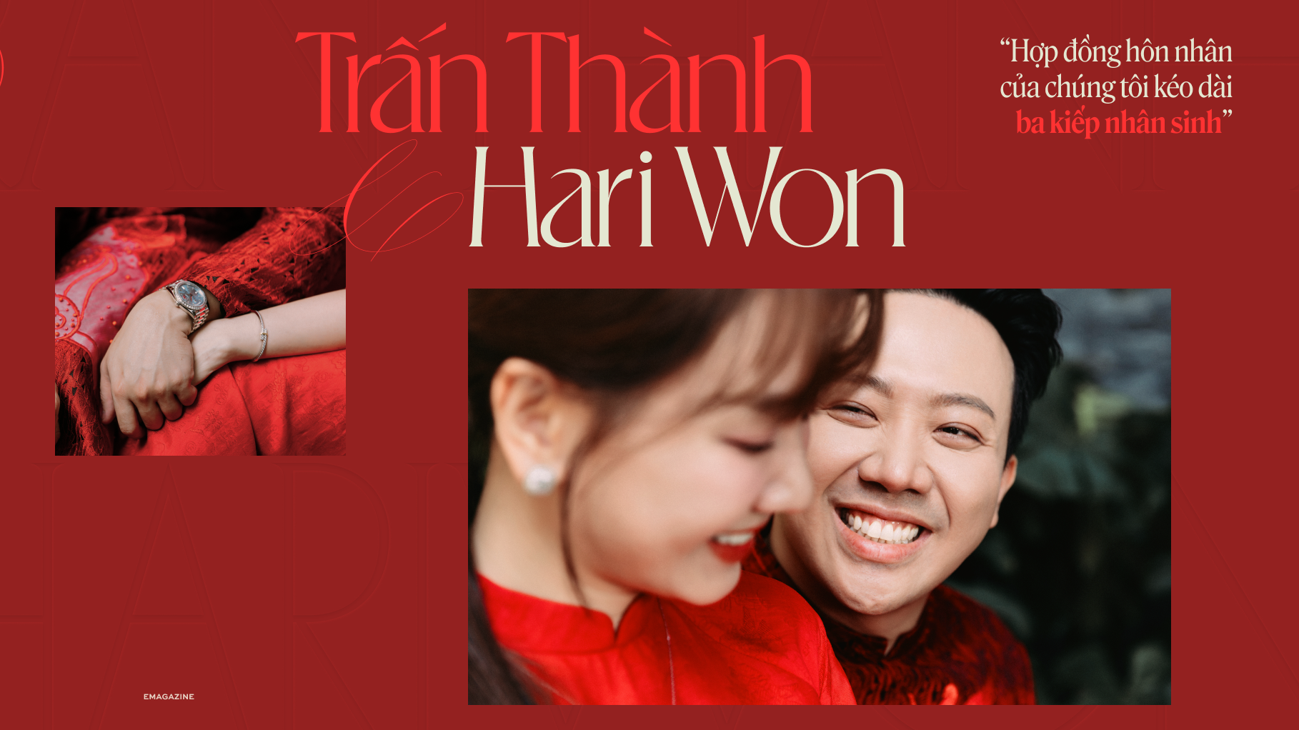 Trấn Thành, Hari Won: "Hợp đồng hôn nhân của chúng tôi kéo dài ba kiếp nhân sinh"