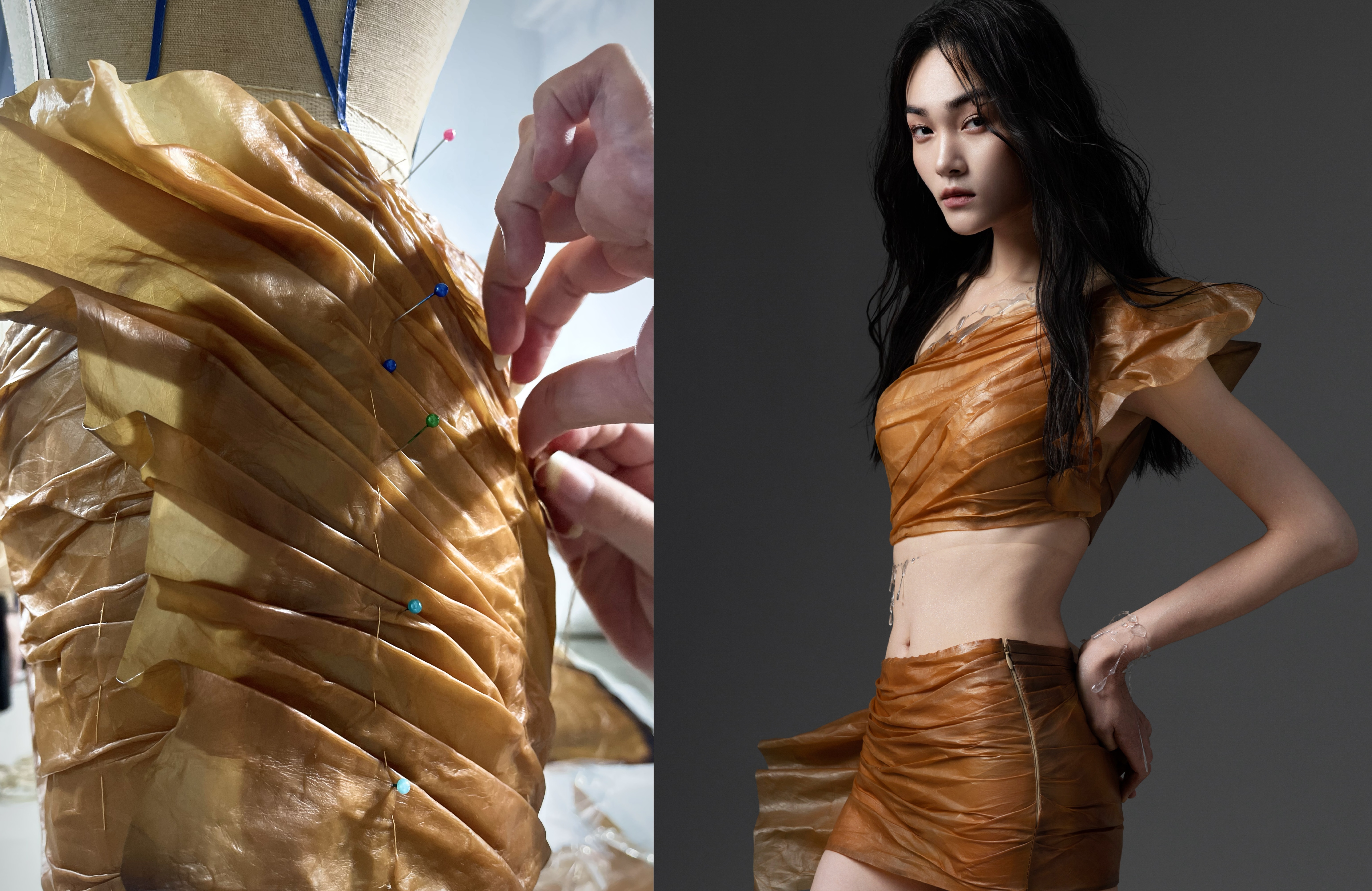 Váy làm bằng con giấm