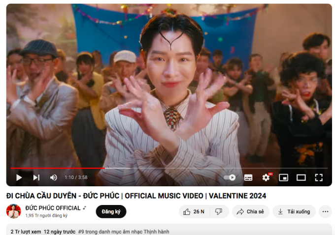 Nhạc phim của Trấn Thành thống lĩnh Top 1 Trending YouTube