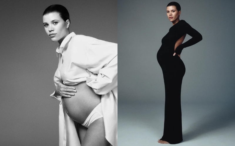 Mẹ bầu Sofia Richie khoe thần thái ngút ngàn trong bộ ảnh mới