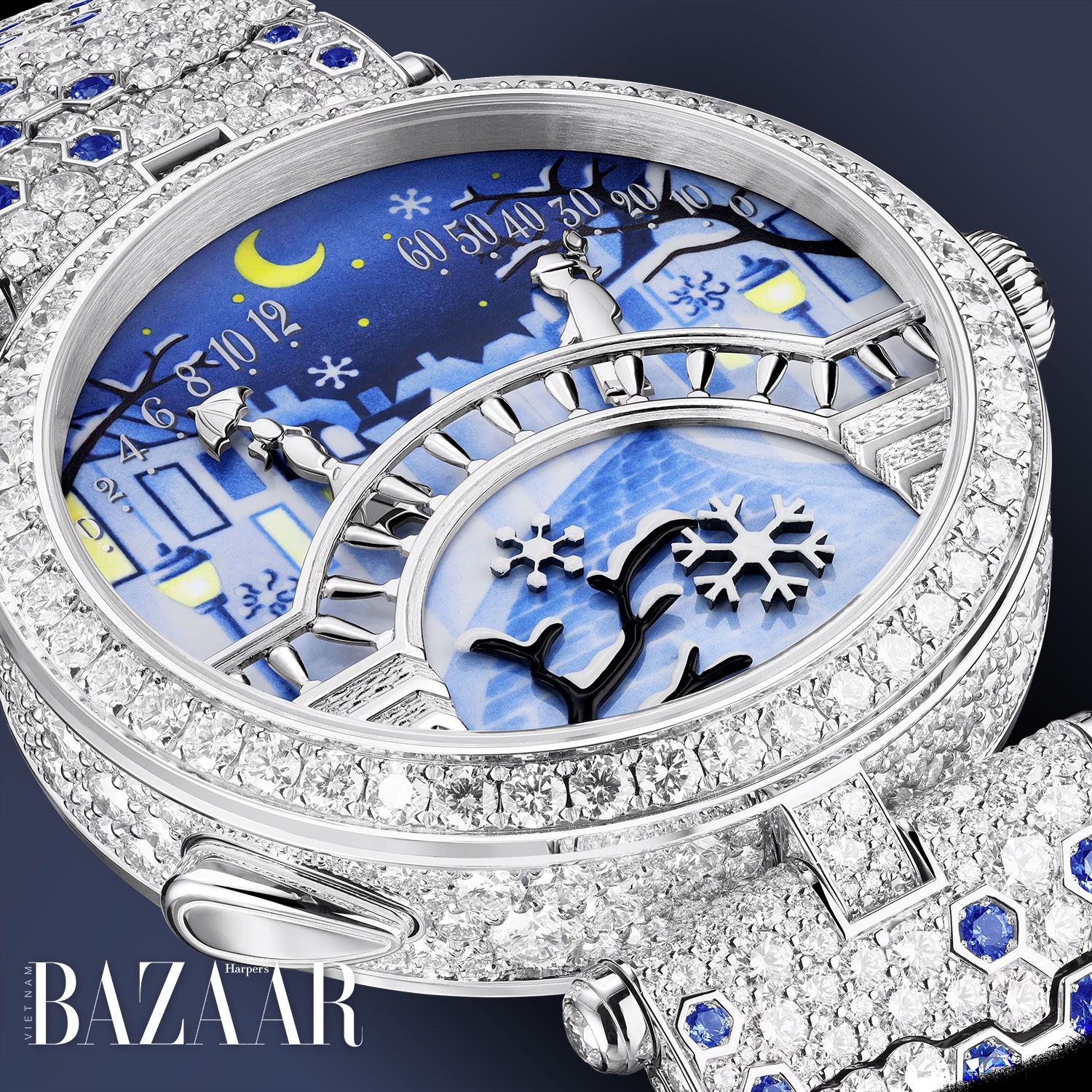 Van Cleef & Arpels kể chuyện tình với đồng hồ Pont des Amoureux