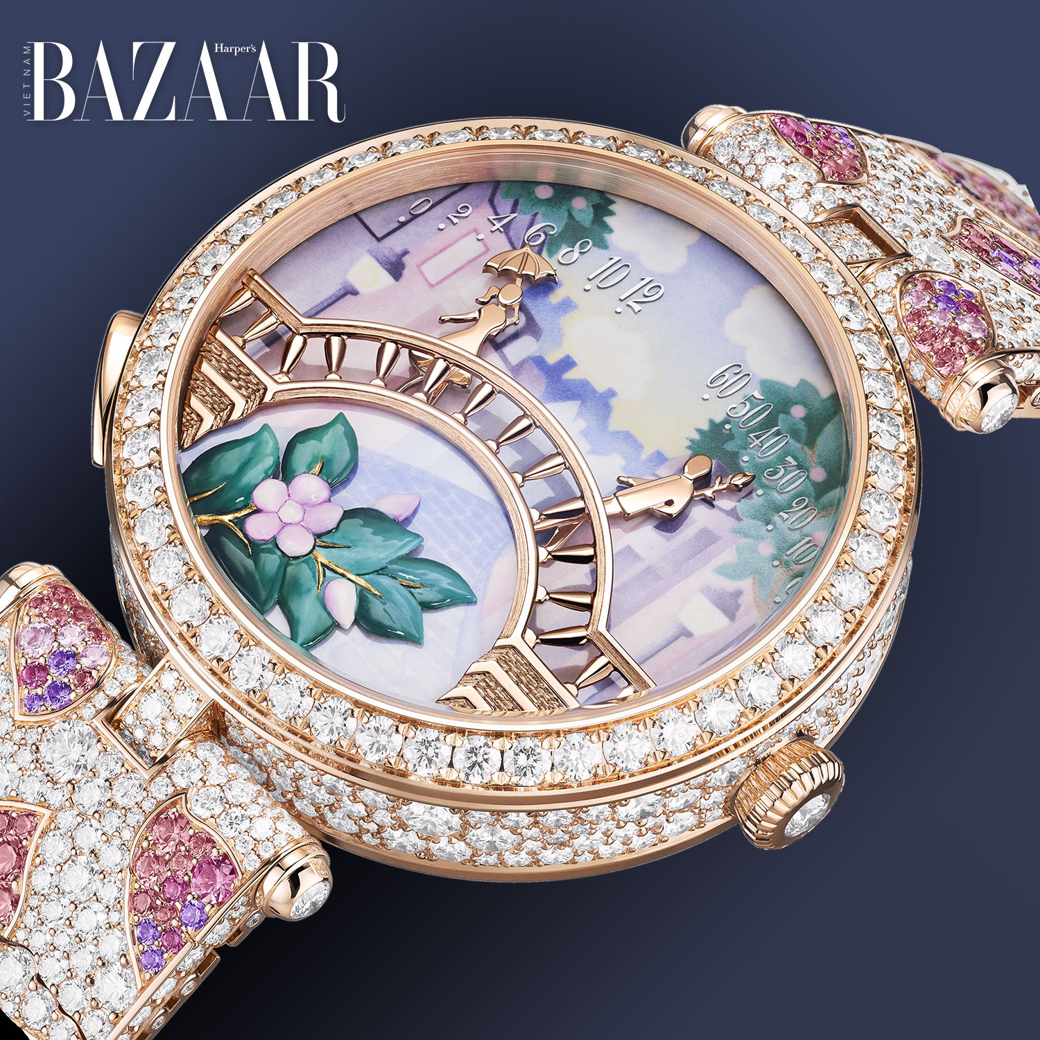 Van Cleef & Arpels kể chuyện tình với đồng hồ Pont des Amoureux