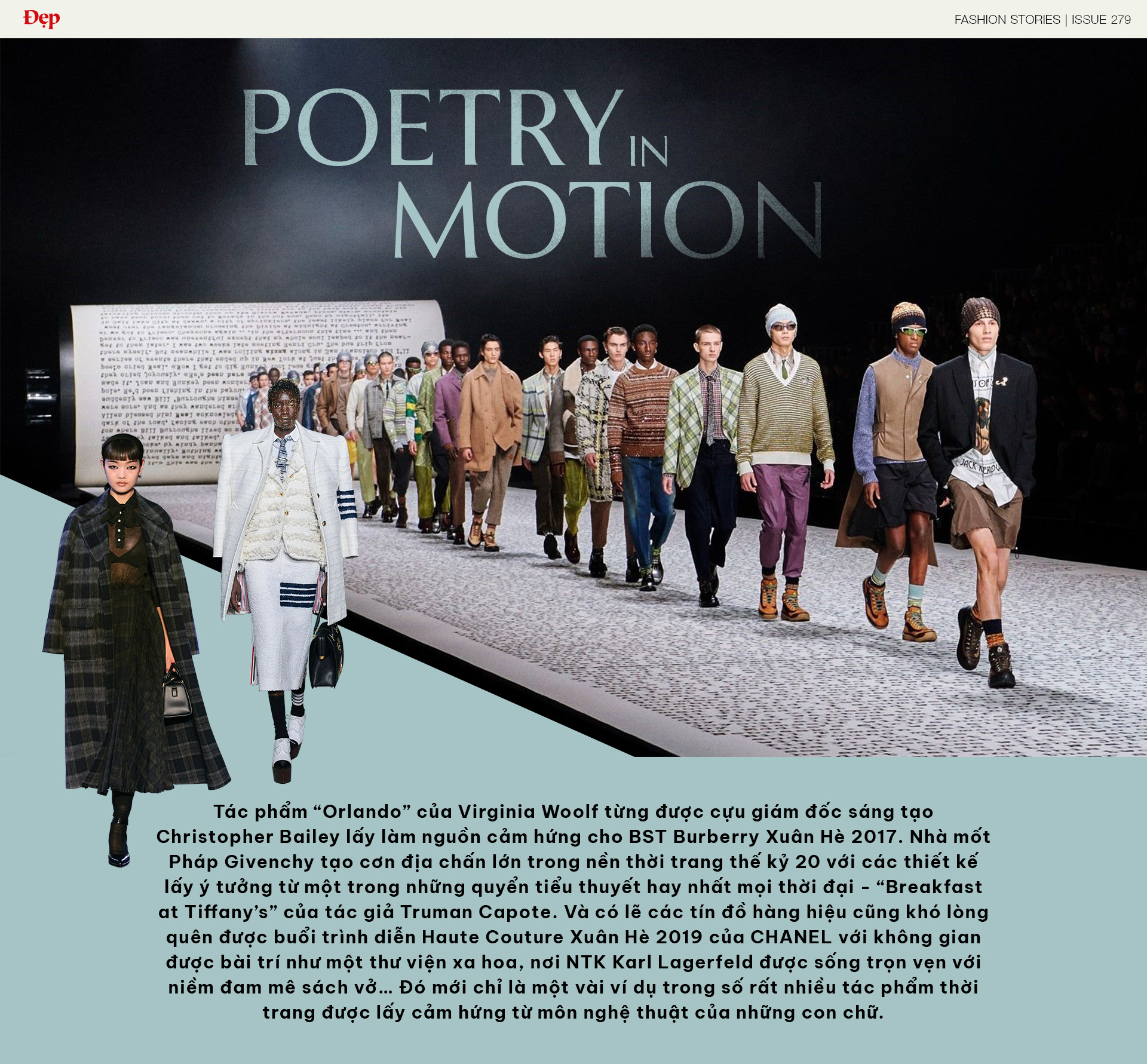 Poetry In Motion cuộc hẹn hò của thời trang và văn học