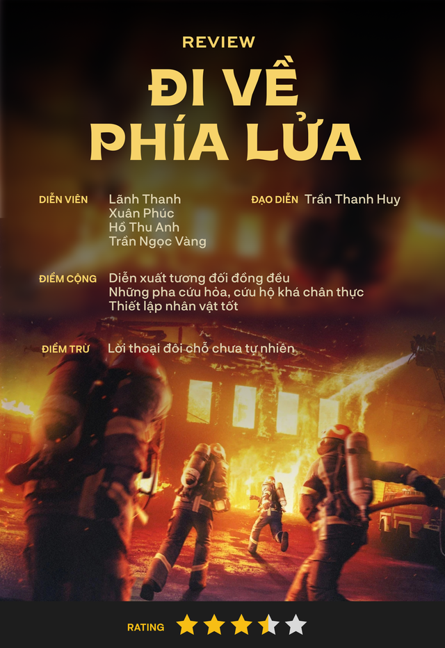 Đi Về Phía Lửa: Phim Việt đáng khen về đề tài lính cứu hỏa!