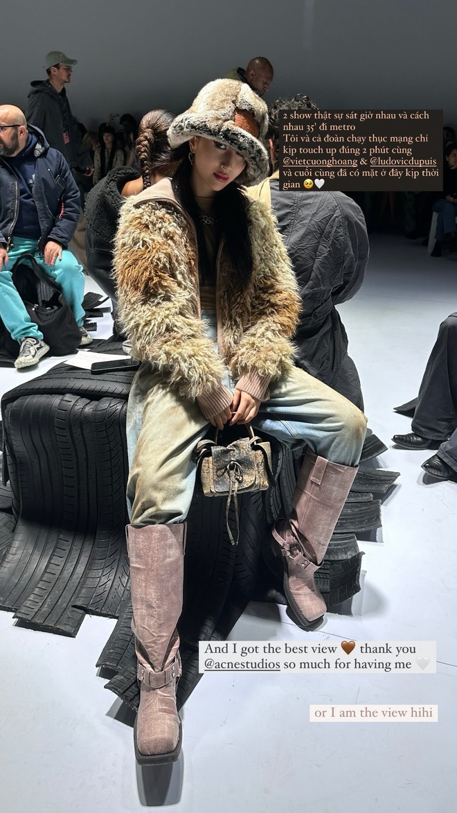 Quỳnh Anh Shyn và Call Me Duy tất bật ở Paris Fashion Week
