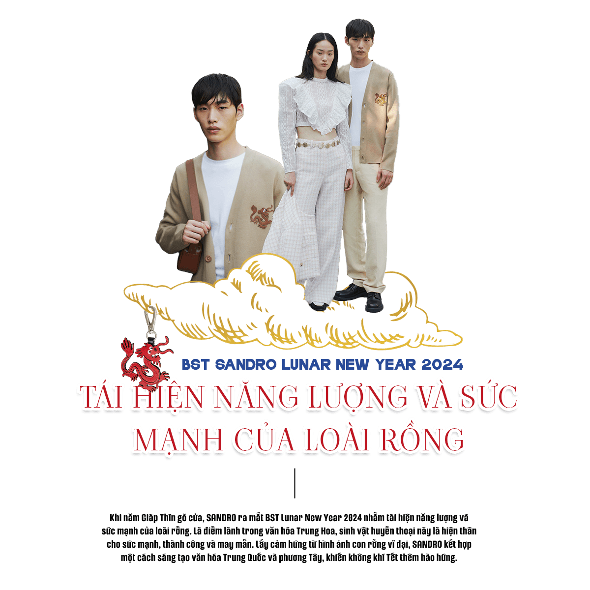Celebrate Year of Dragon 2024: Họa nét long đằng vân đón Tết Giáp Thìn
