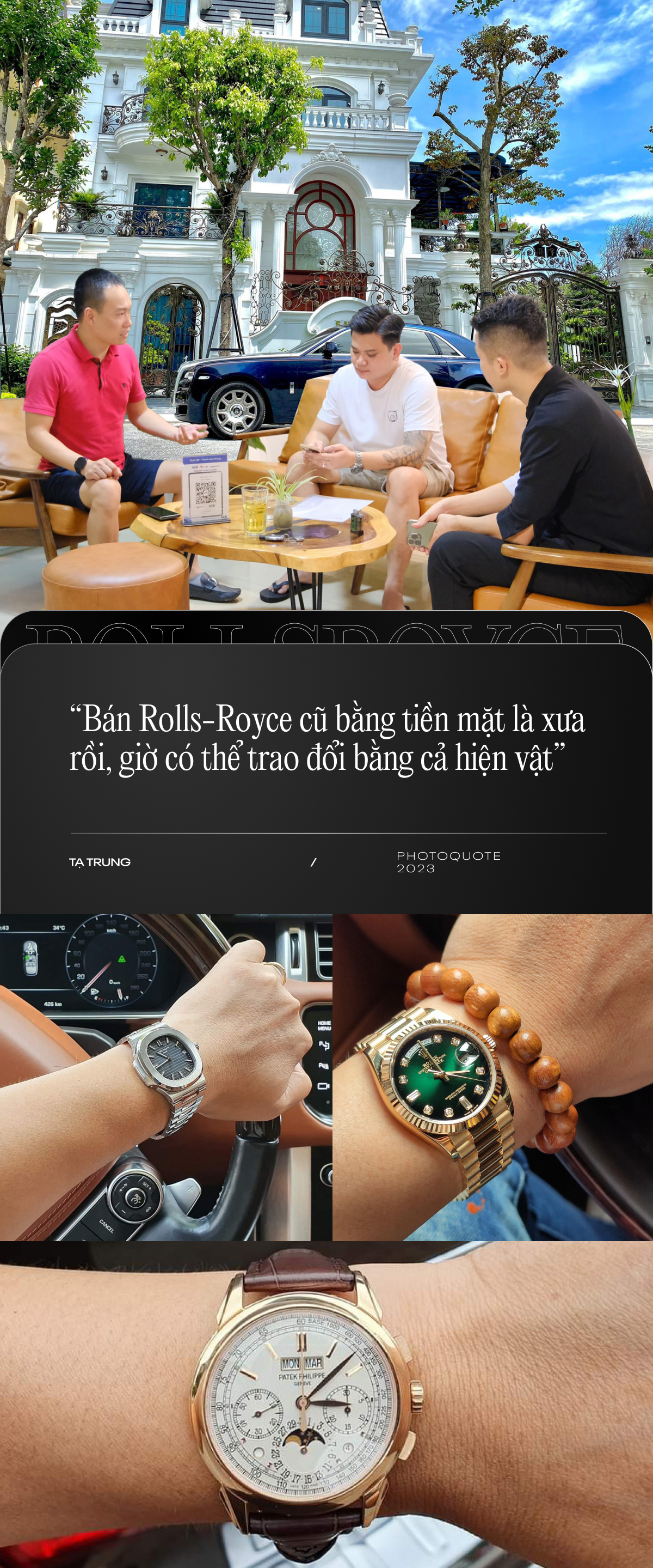 Cách người buôn siêu xe vài trăm triệu bán Rolls-Royce cũ cho đại gia