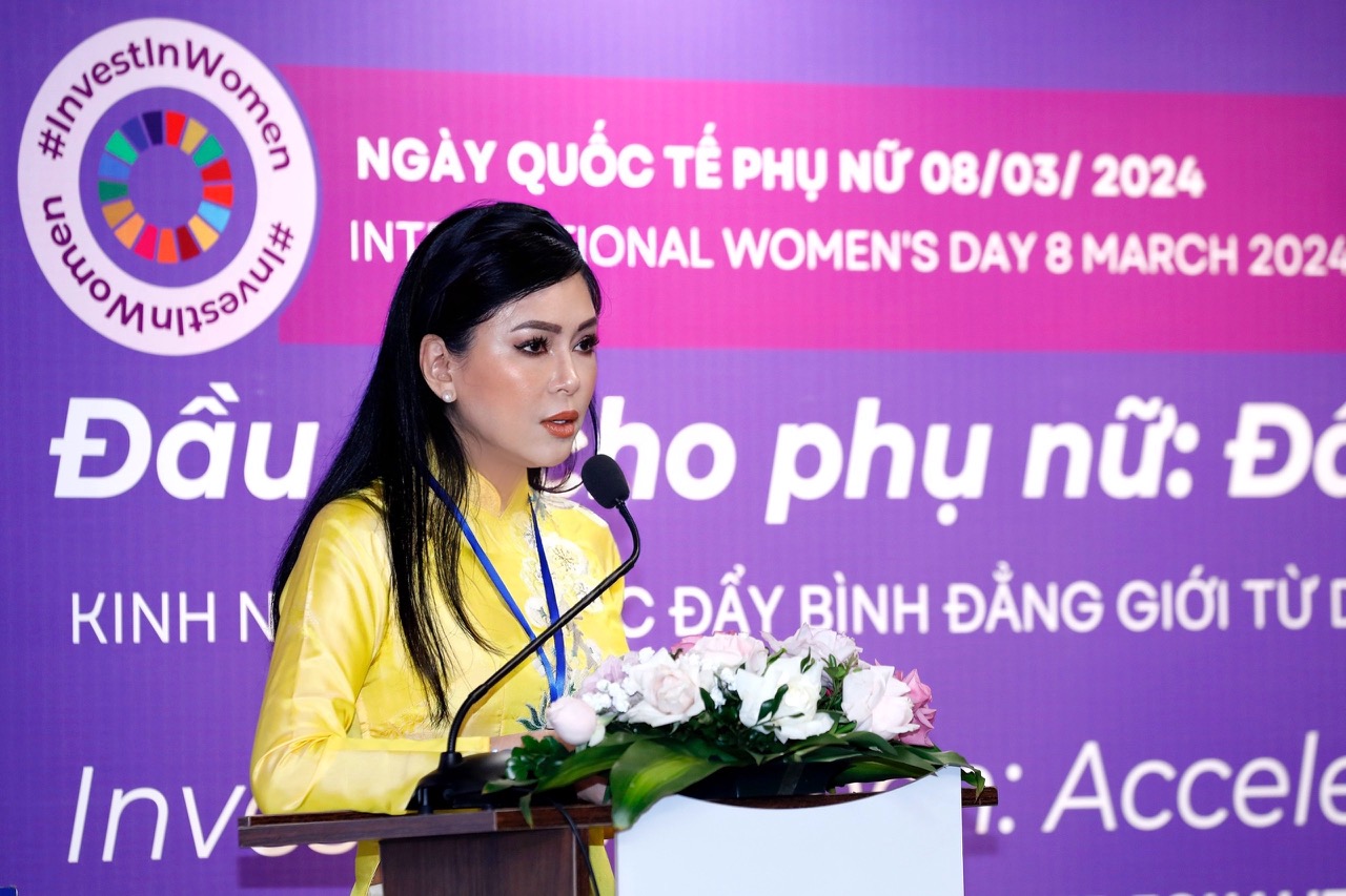 CEO IPPG phát biểu tại diễn đàn của UN Women nhân ngày Quốc tế Phụ nữ