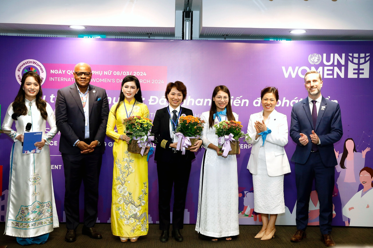CEO IPPG phát biểu tại diễn đàn của UN Women nhân ngày Quốc tế Phụ nữ