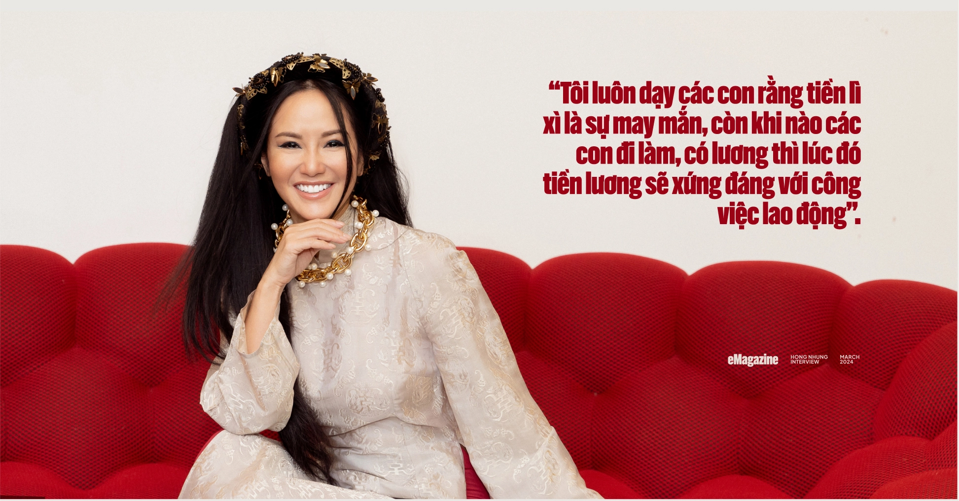 Diva Hồng Nhung: Ngày xưa, tôi chờ đợi Tết hơn các con bây giờ