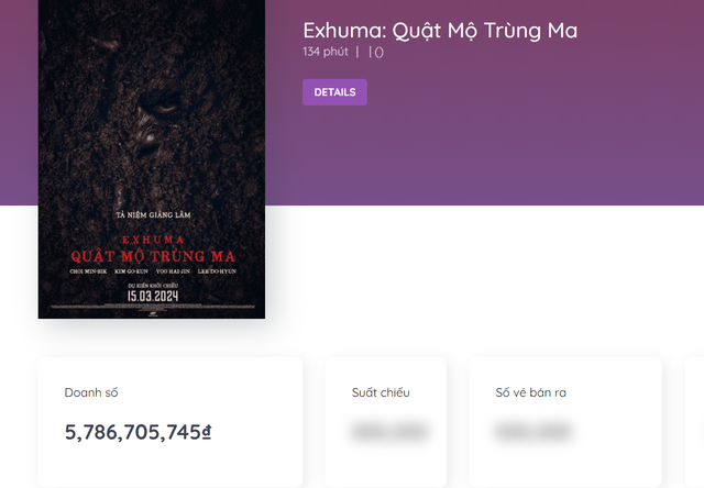Bom tấn Exhuma - Quật Mộ Trùng Ma được săn đón nhất tại Việt Nam