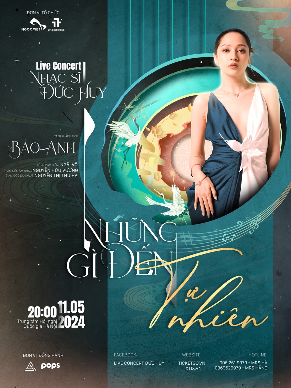 Bảo Anh trở lại đường đua âm nhạc cùng live concert Đức Huy "Những gì đến tự nhiên"