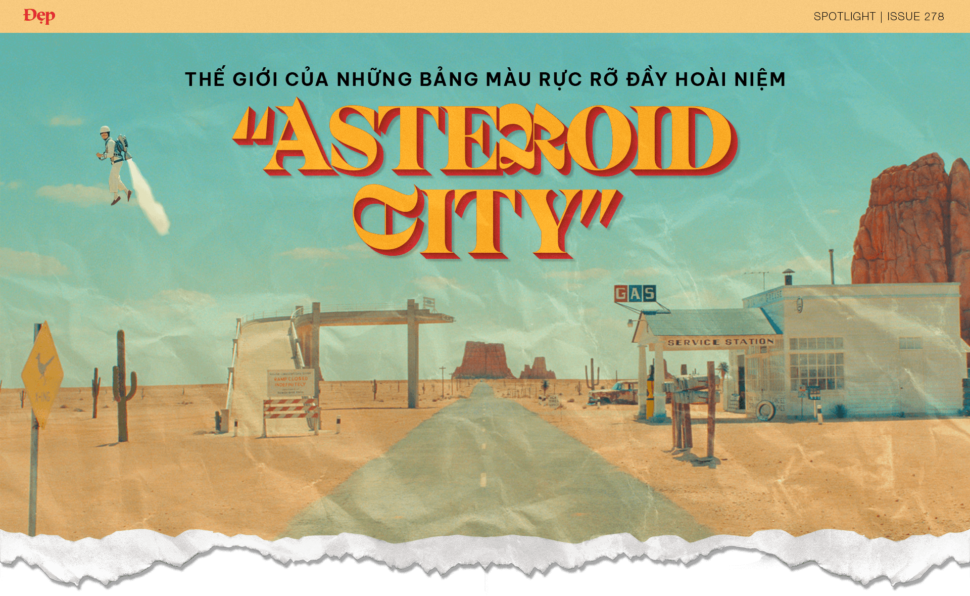 Thế giới của những bản màu rực rỡ đầy hoài niệm “Asteroid City”
