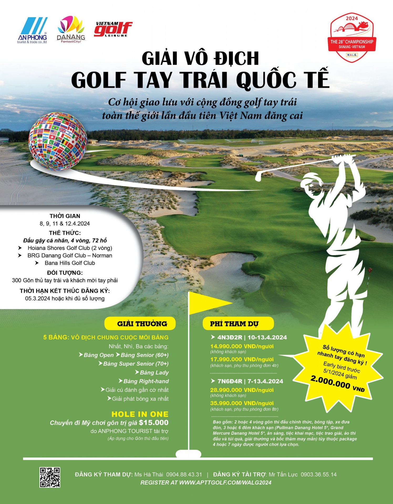 Miền Trung Việt Nam nổi lên như một điểm đến golf hàng đầu châu Á
