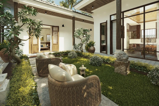 Chiêm ngưỡng căn "tứ hợp viện" 300 tỷ của "Kế Hoàng hậu" Châu Tấn