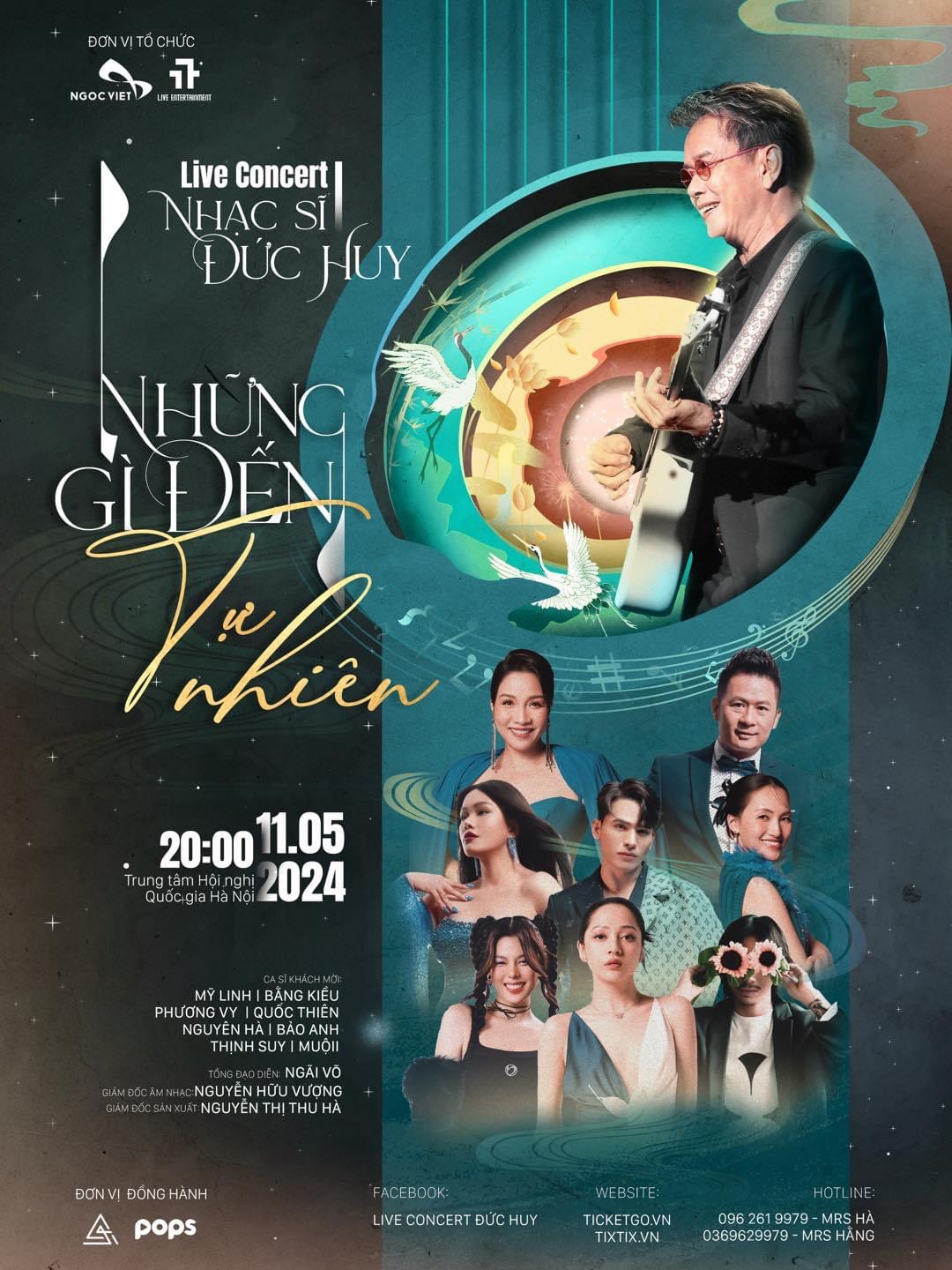 Vừa mở bán sớm, vé Liveconcert Đức Huy “Những gì đến tự nhiên” đã nhận cơn mưa những niềm vui
