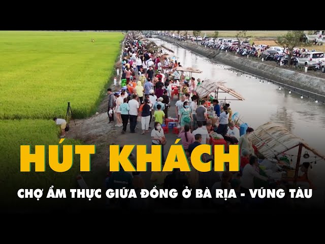 Khu ẩm thực giữa đồng ở Bà Rịa - Vũng Tàu hút hàng ngàn lượt khách mỗi ngày
