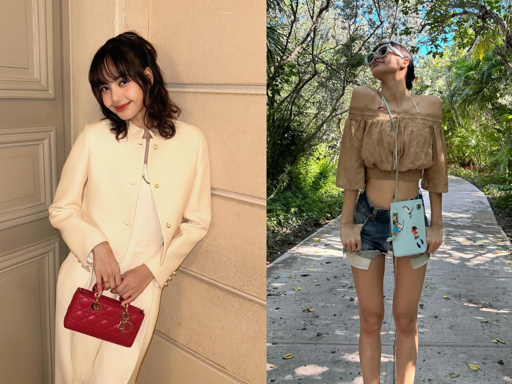 Lisa diện trang phục Louis Vuitton