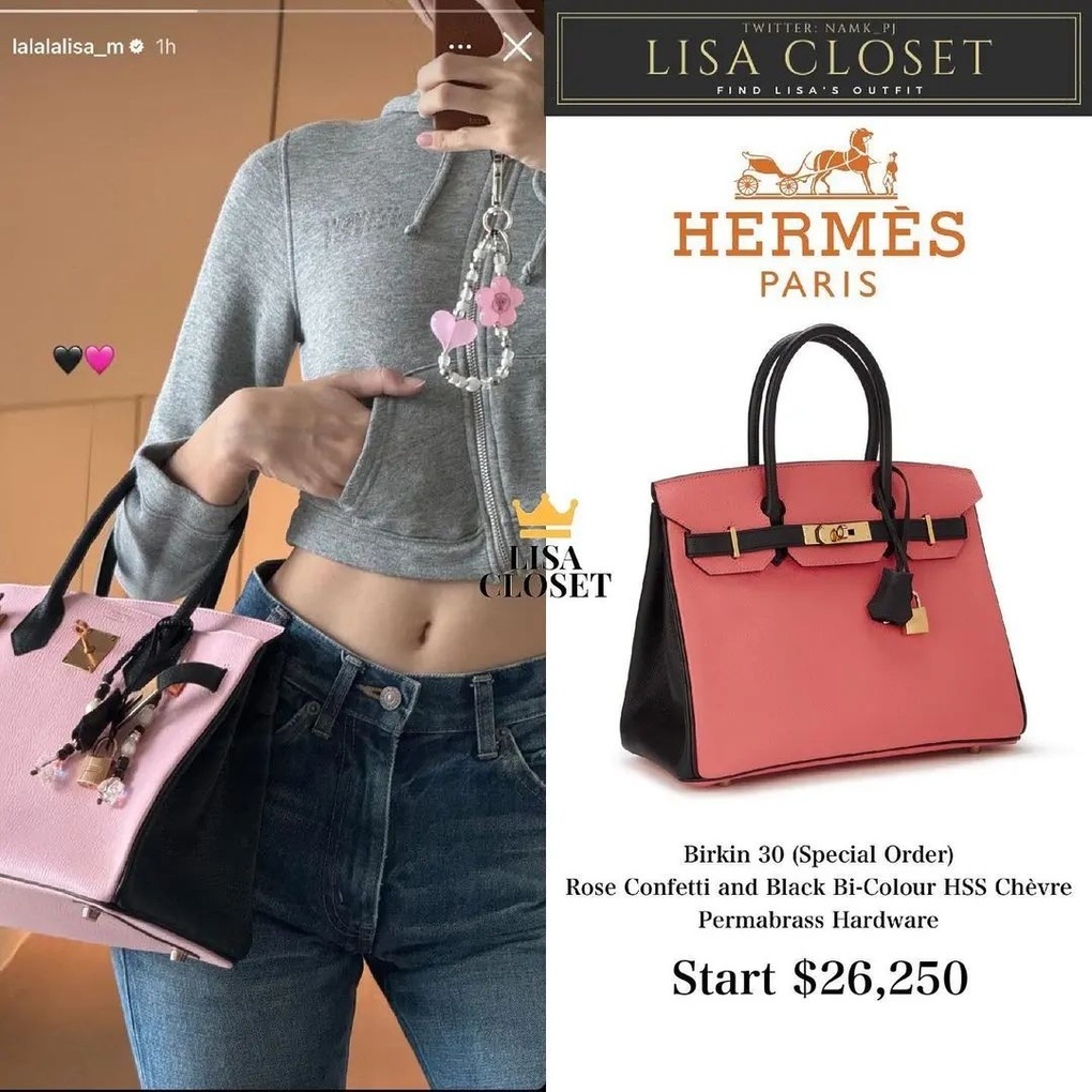 Lisa diện trang phục Louis Vuitton