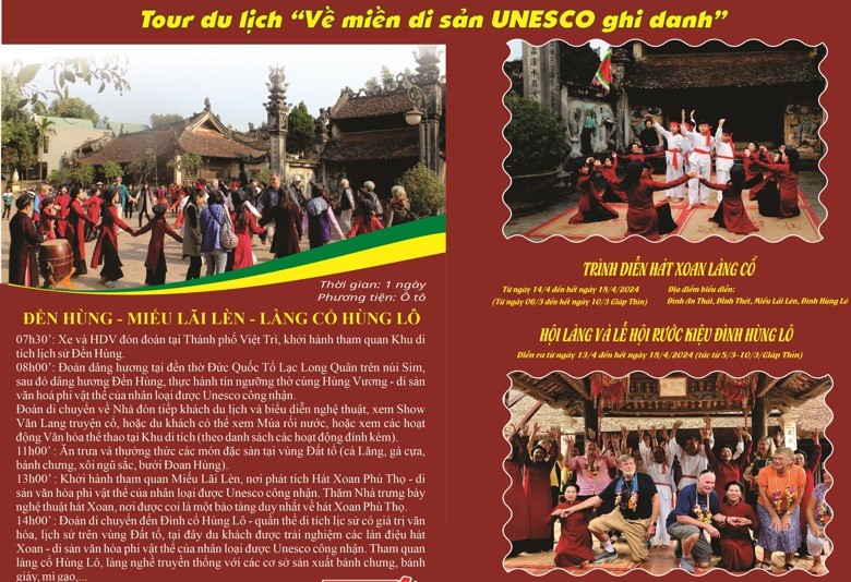 Trải nghiệm tour du lịch mới dịp Giỗ Tổ Hùng Vương