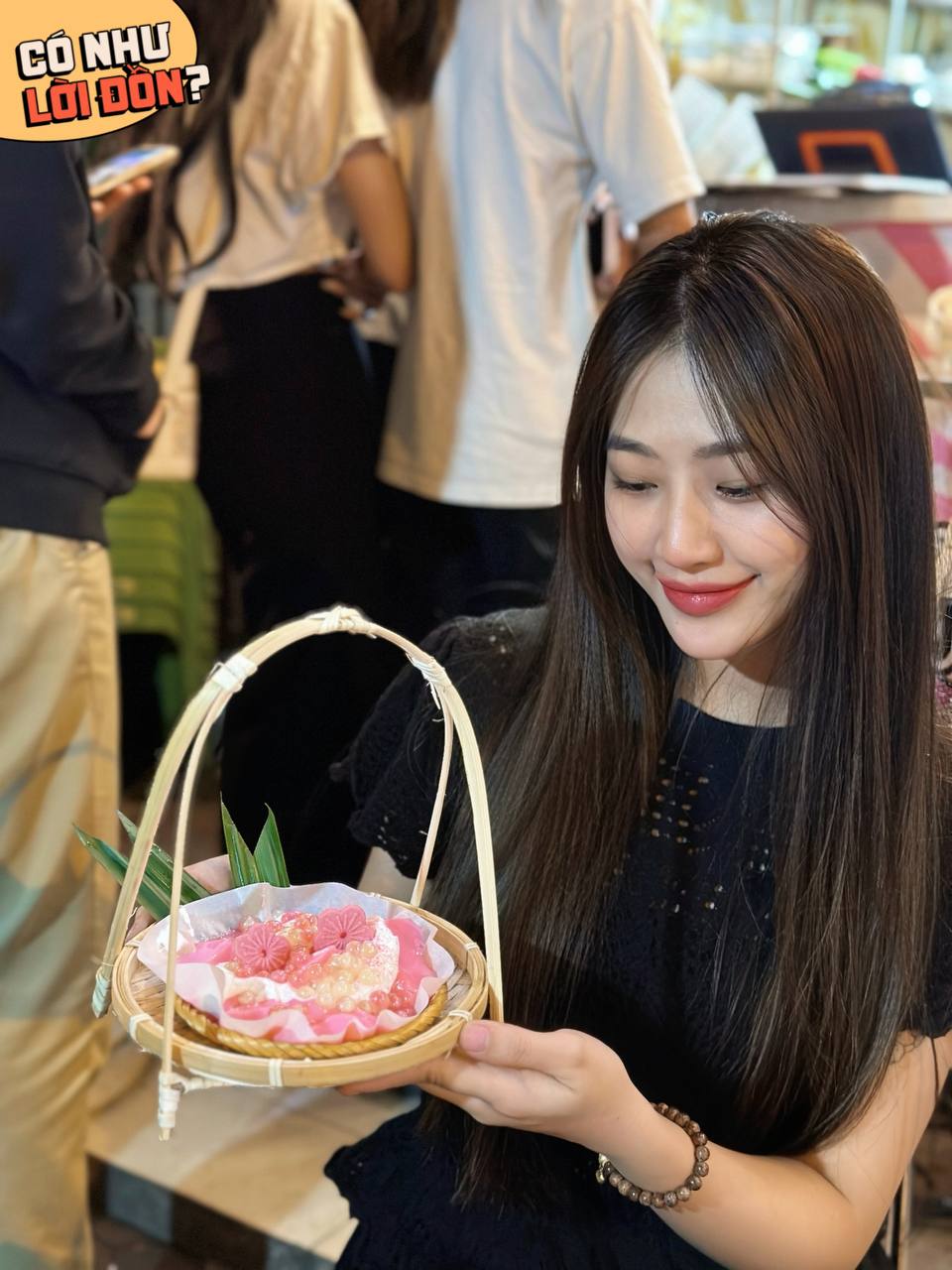 Món tàu hũ hoa anh đào