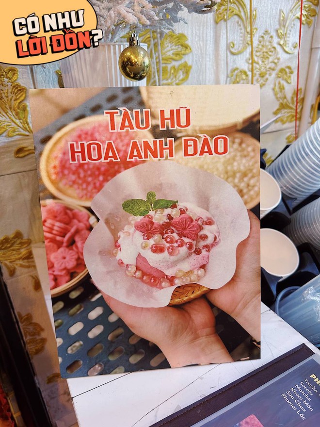Món tàu hũ hoa anh đào