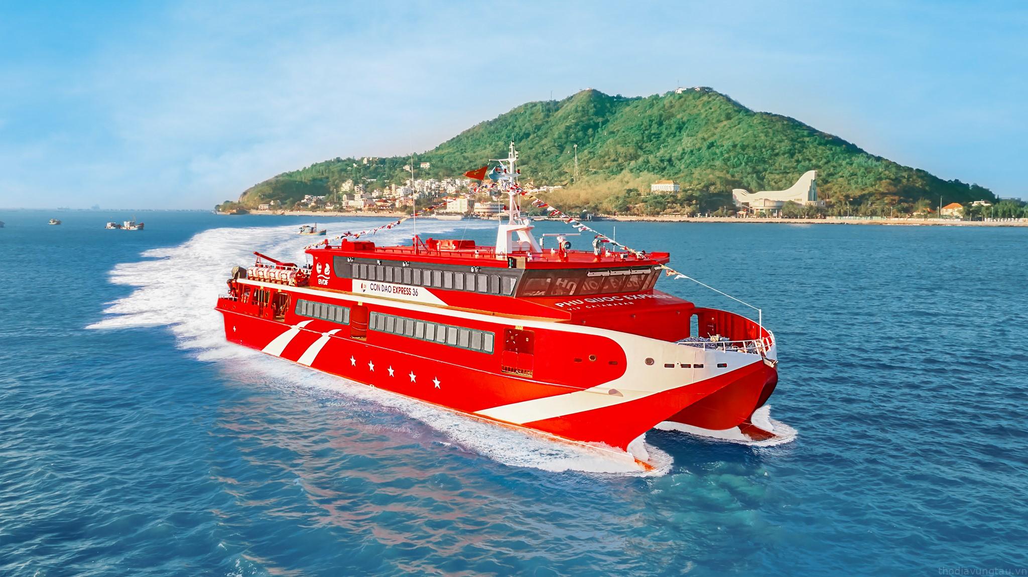 Tàu cao tốc đi Côn Đảo