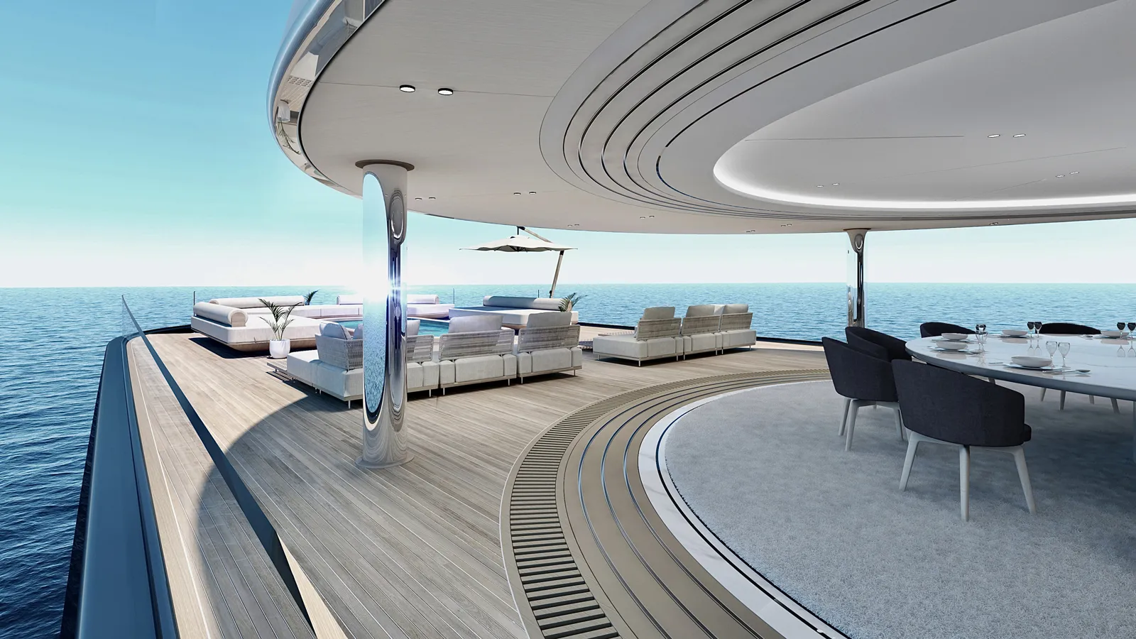 Khám phá vẻ đẹp tối giản và sang trọng đầy khác biệt của Megayacht Day One mới