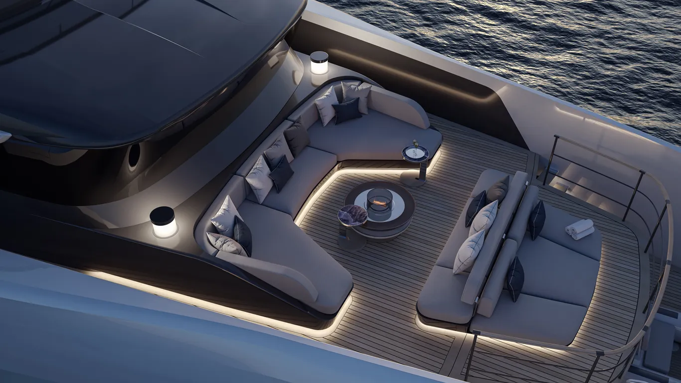 Mê hoặc trước vẻ đẹp độc đáo của du thuyền ISA Unica 40 mét mới từ ISA Yachts