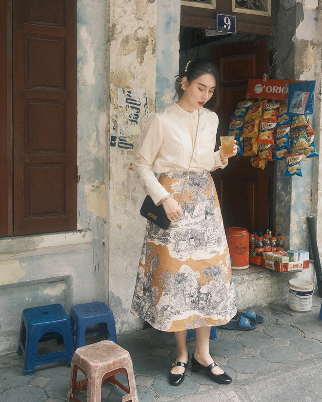Cách mặc chân váy đẹp