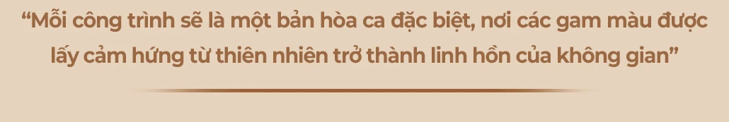 KTS Đoàn Mạnh - Người mang những dải màu “trầm tĩnh” điểm sáng những công trình hiện đại