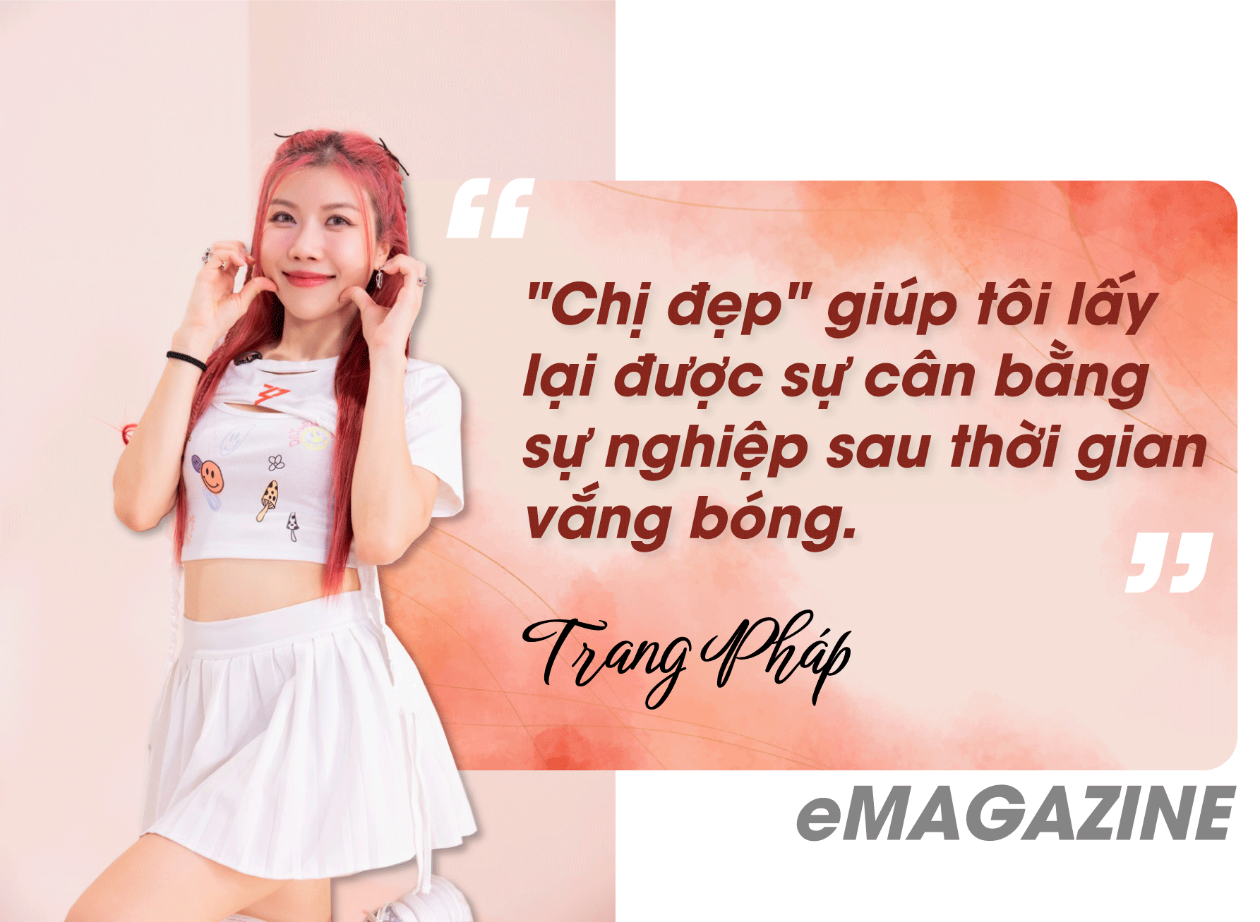 Trang Pháp: "Tôi được chữa lành sau chương trình Chị đẹp đạp gió rẽ sóng"