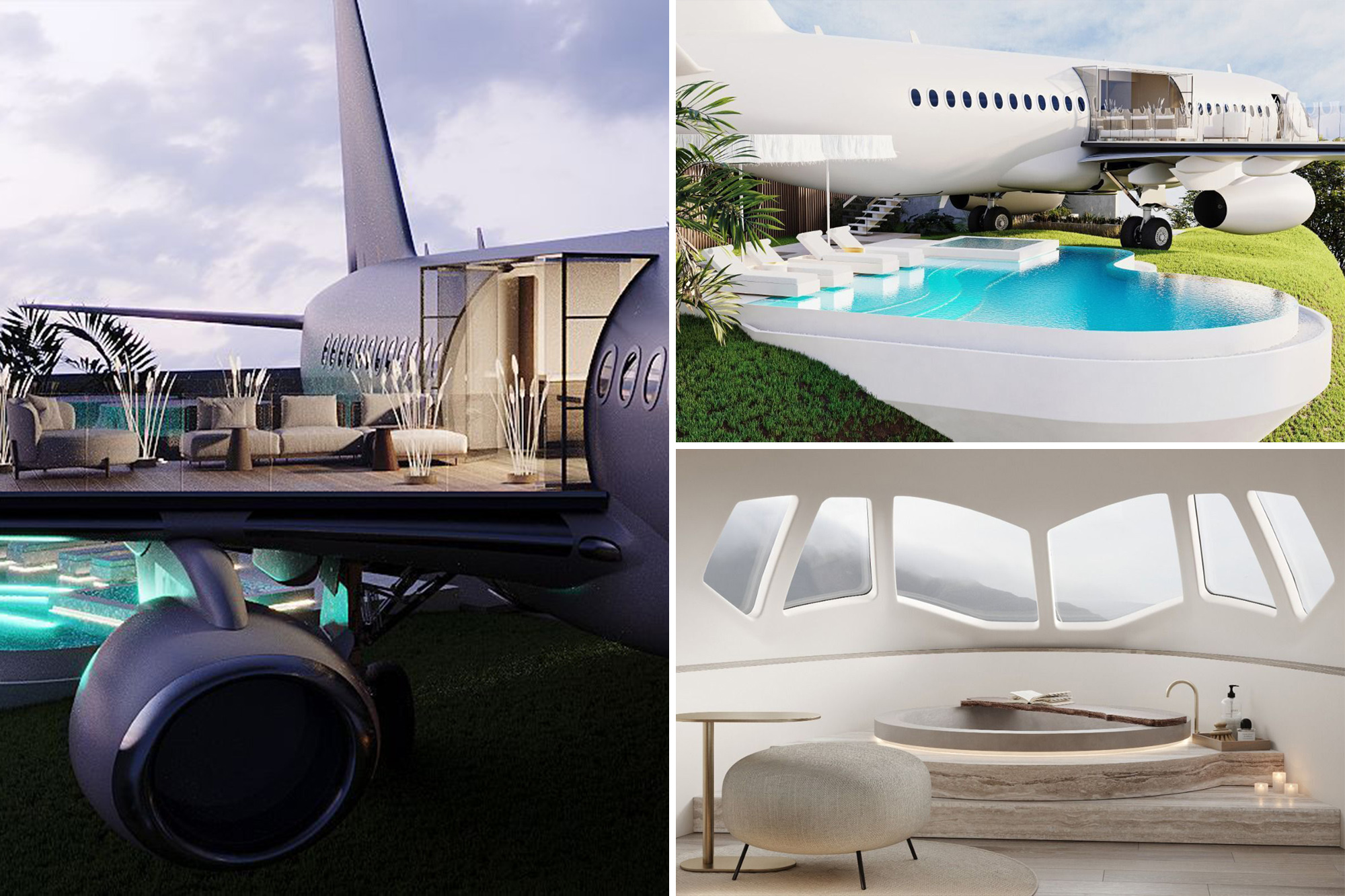 Biệt thự Máy Bay 737 giữa đảo Bali được cải tạo đẹp nhất