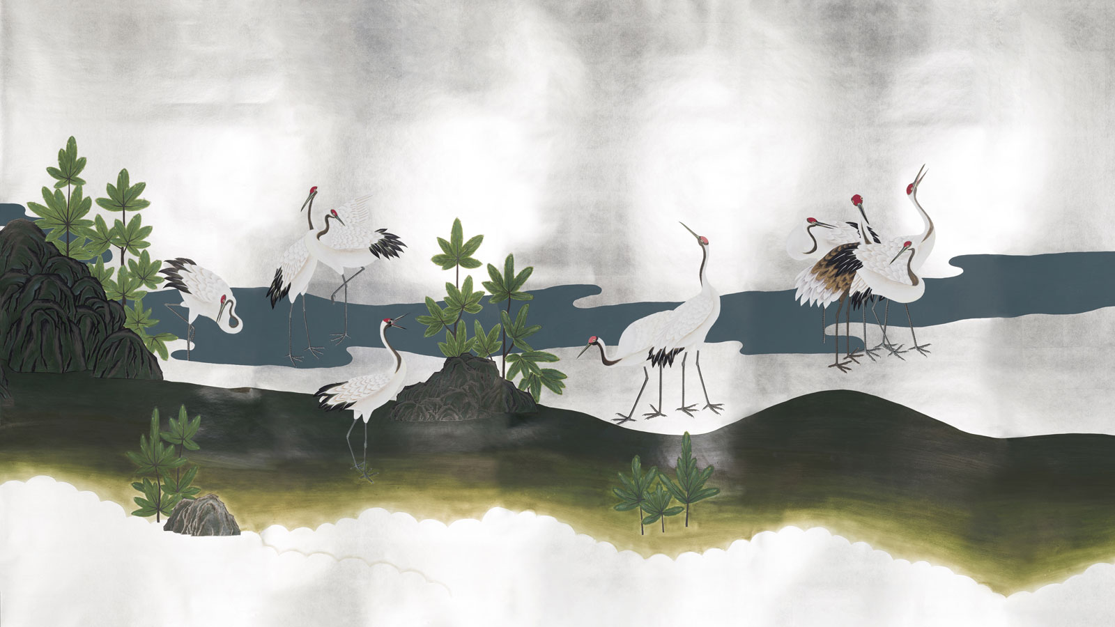 Bộ sưu tập Byobu của de Gournay lấy cảm hứng từ loại hình nghệ thuật cổ xưa của Nhật Bản