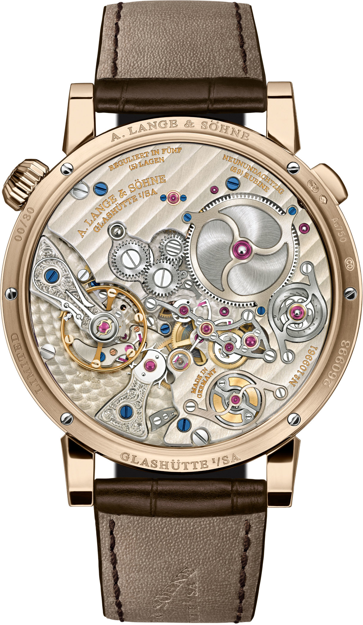 A. Lange & Söhne Zeitwerk Minute Repeater Honeygold: Tuyệt phẩm đích thực