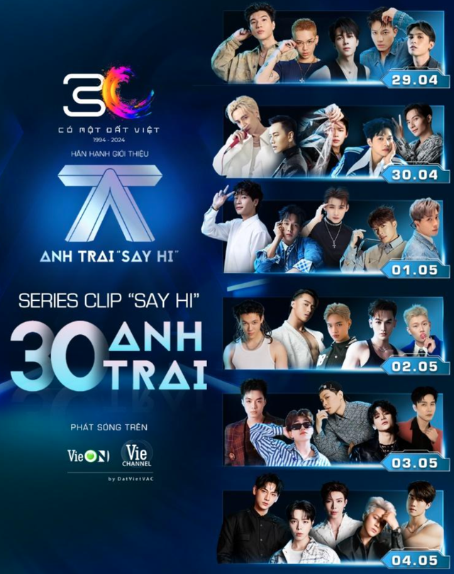 Anh Trai Say Hi hội tụ loạt tên tuổi cực hot vì sao lại có 30 thí sinh