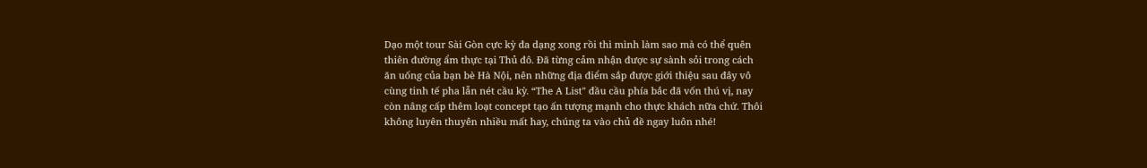 Làm thế nào để đi “vòng quanh thế giới” nhưng vẫn ở Sài Gòn và Hà Nội