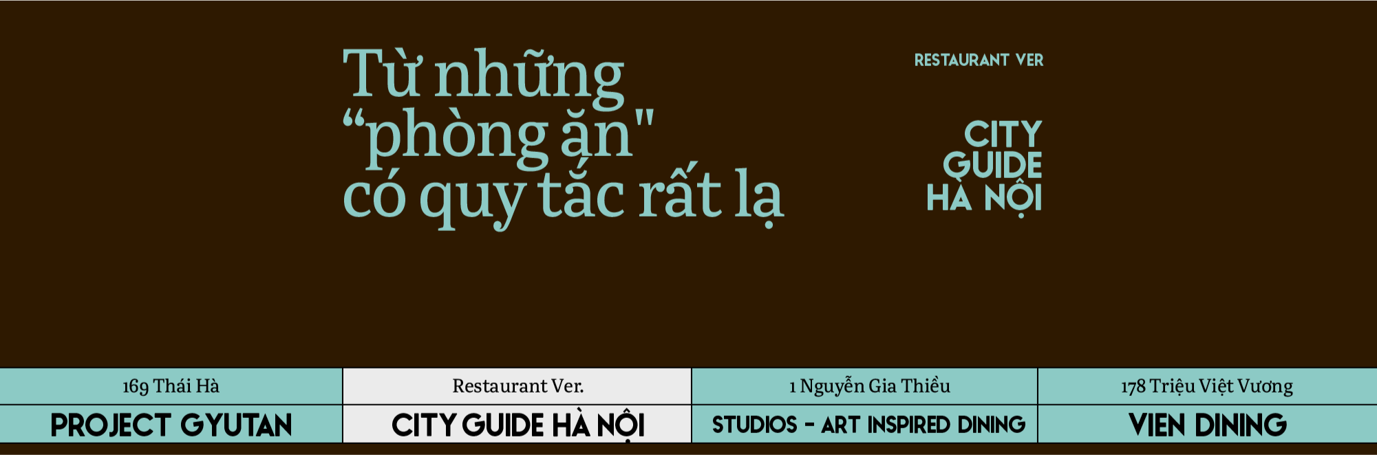 Làm thế nào để đi “vòng quanh thế giới” nhưng vẫn ở Sài Gòn và Hà Nội