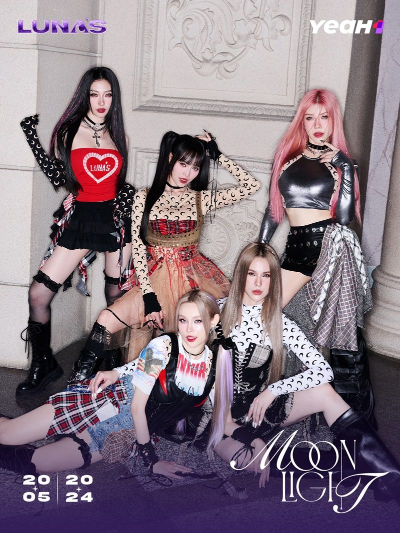 Nhóm nhạc LUNAS gây sốt với tạo hình xinh đẹp trong MV Moonlight