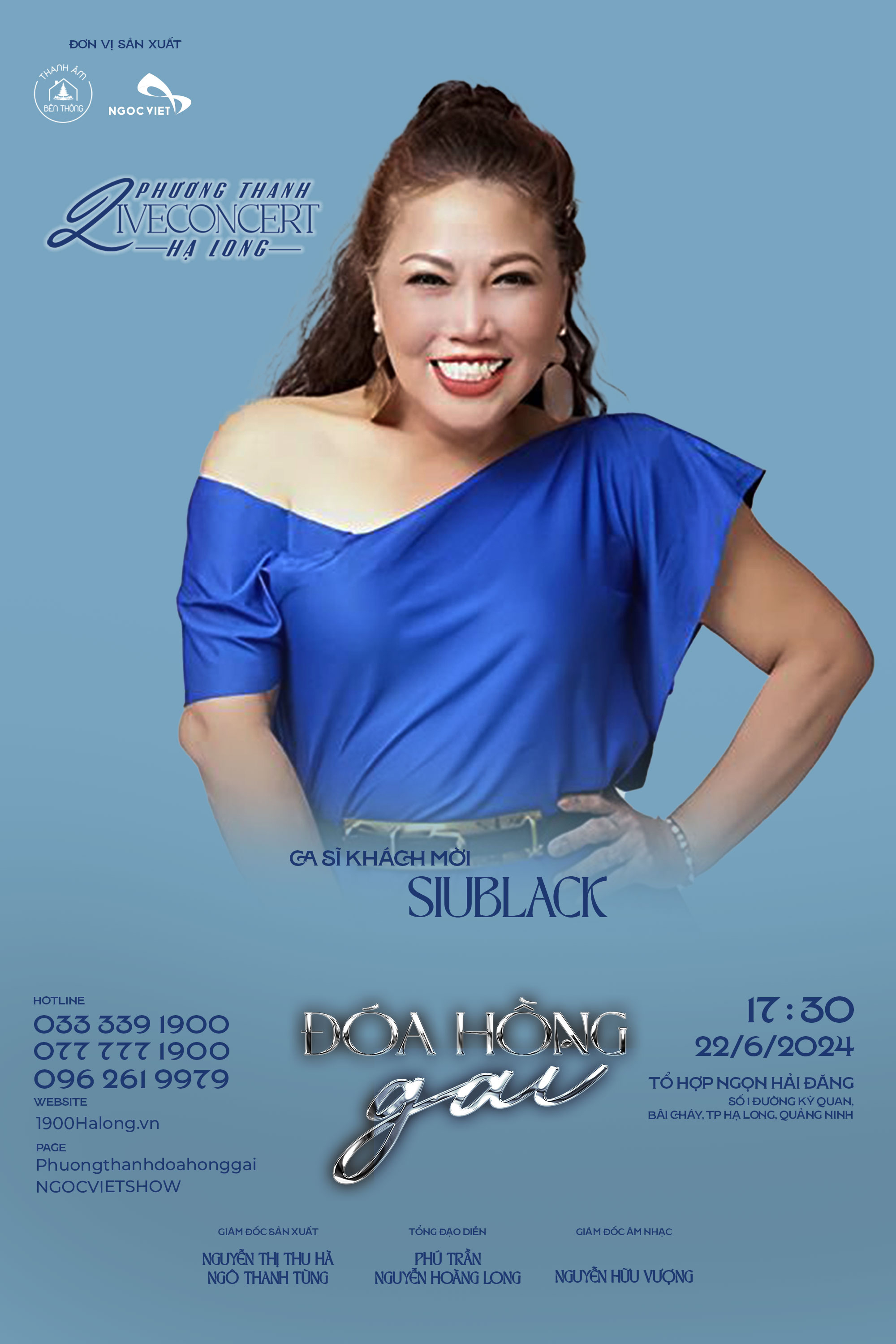 Phương Thanh thực hiện liveconcert Đóa Hồng Gai 2 tại TP Hạ Long