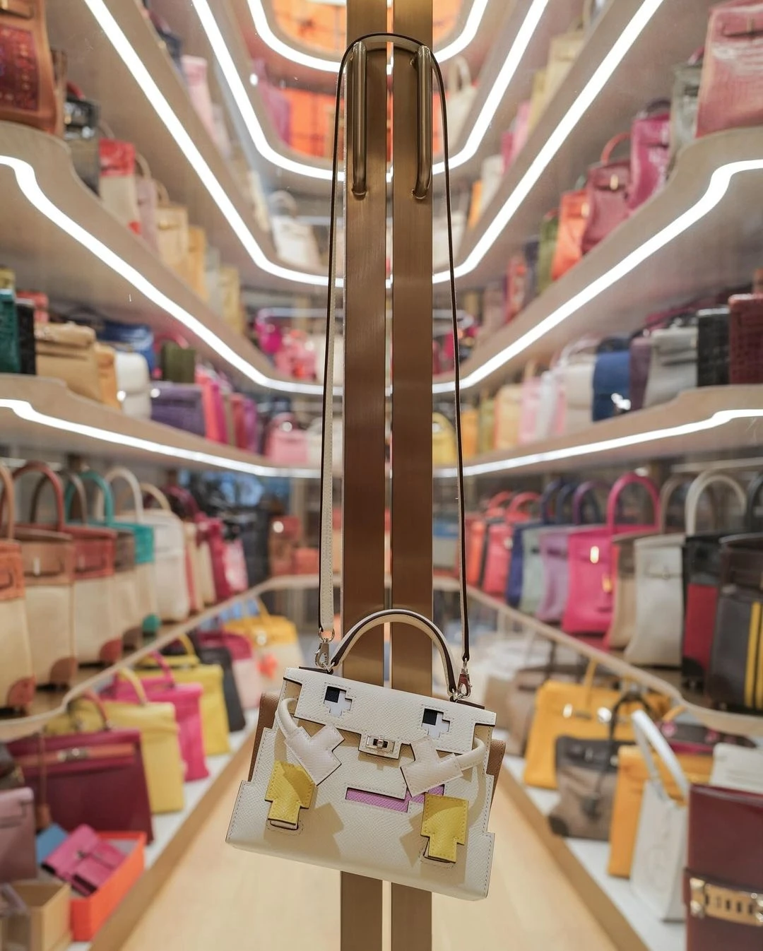 Cận cảnh phòng của phú bà có nhiều túi Hermès Birkin nhất thế giới