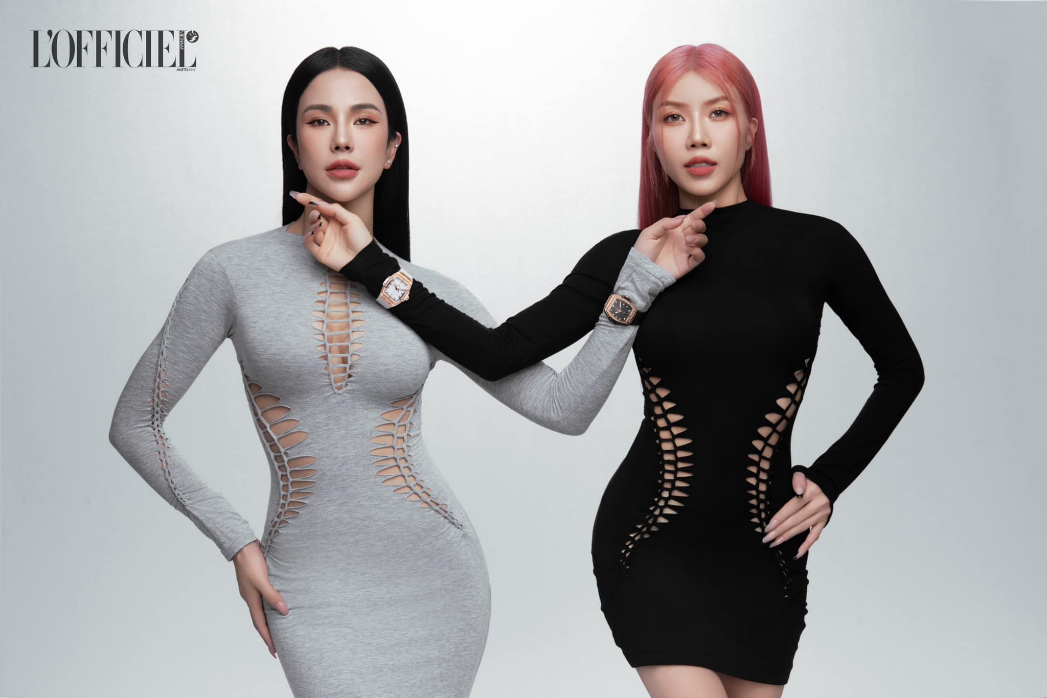Fan của 2 chị đẹp rải hình khắp nơi để chúc mừng LUNAS ra MV Moonlight