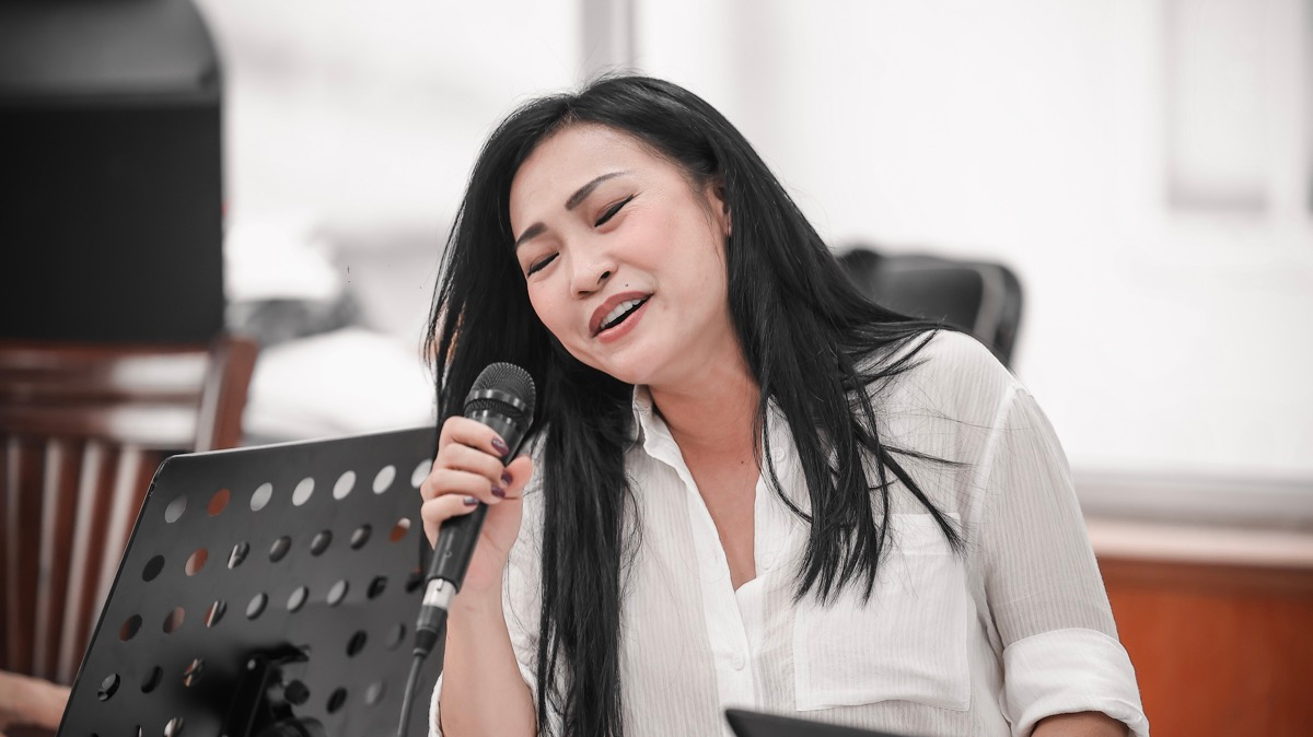 Phương Thanh, Bằng Kiều tập luyện trước thềm live concert Đóa Hồng Gai tại Hà Nội
