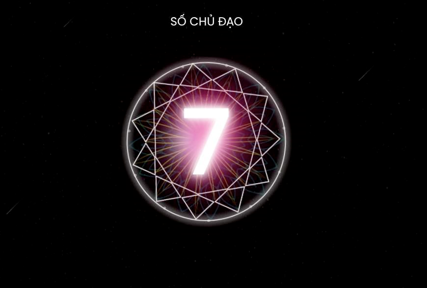 Số 7 thần số học