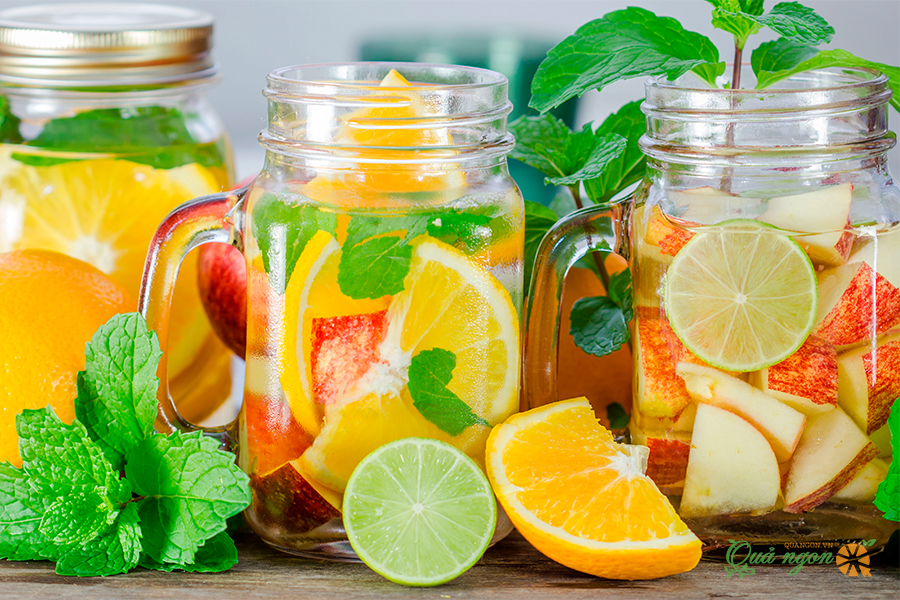Nước detox giảm cân