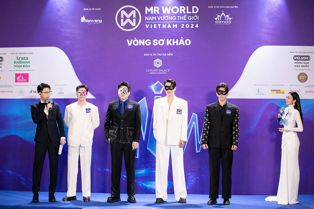 Lương Thùy Linh, Hoàng Phương, Đỗ Hà đến vòng sơ khảo Mr World Vietnam ủng hộ các thí sinh