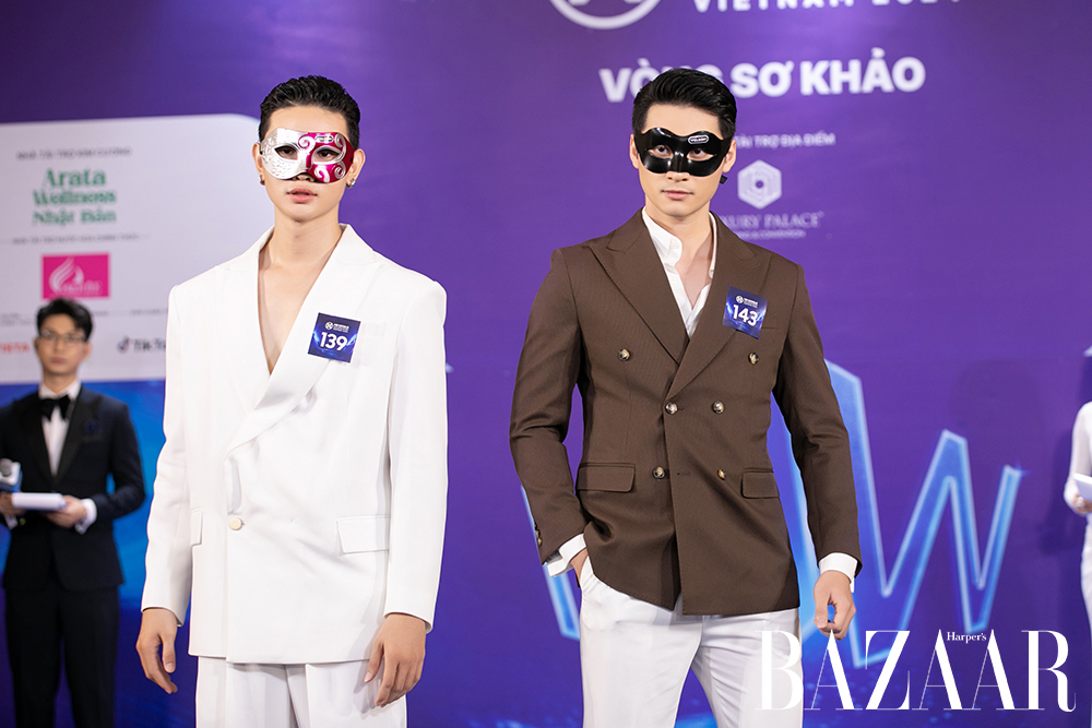 Lương Thùy Linh, Hoàng Phương, Đỗ Hà đến vòng sơ khảo Mr World Vietnam ủng hộ các thí sinh
