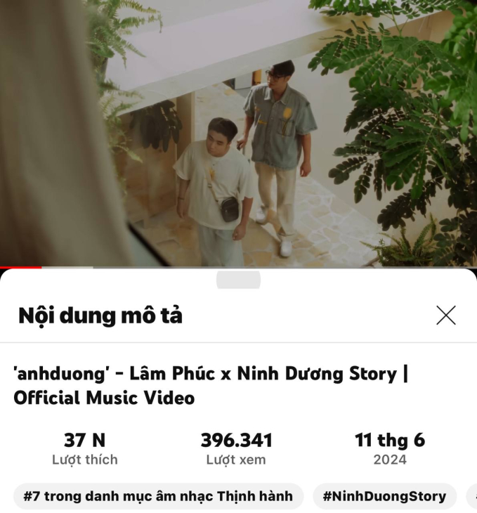 Ninh Dương Story thêm một lần nữa vượt mặt Sơn Tùng